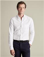 Charles Tyrwhitt Slim Fit Cotton Rich Oxford Shirt White