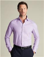 Slim Fit Easy Iron Pure Cotton Weave Shirt