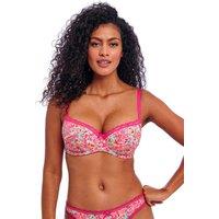 Flirt Floral Wired Half Cup Bra (DD+)