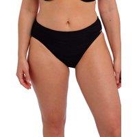 Fantasie Beach Waves Textured High Leg Bikini Bottoms Black
