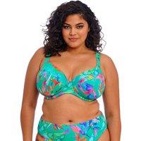 Toyama Tides Printed Plunge Bikini Top (E-JJ)