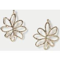 Outlined Floral Form Earrings