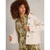 White Stuff Denim Relaxed Jacket Natural