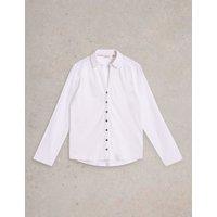 Pure Cotton Jersey Collared Shirt