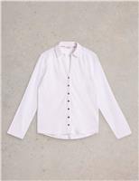 Pure Cotton Jersey Collared Shirt