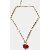 Red Heart Pendant Chain