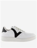 Madrid Leather Lace Up Trainers