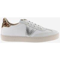 Berlin Metallic Leather Trainers