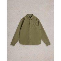 Regular Fit Cotton Linen Blend Shirt