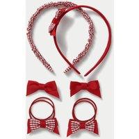 M&S Back To School Gingham Bumper Pack Red