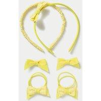 M&S Back To School Gingham Bumper Pack Yellow