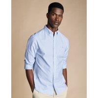 Slim Fit Pure Cotton Striped Oxford Shirt