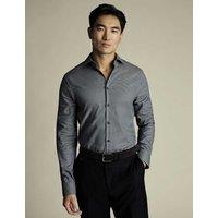 Non Iron Slim Fit Pure Cotton Stretch Shirt