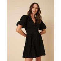 Pure Cotton Midi Smock Dress