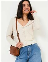 Pure Cotton V-Neck Cardigan