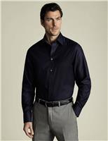 Slim Fit Non Iron Pure Cotton Twill Shirt