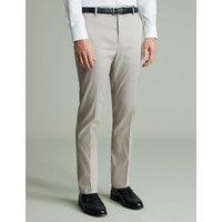 Slim Fit Smart Textured Stretch Chinos