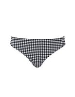 Classic Gingham High Leg Bikini Bottoms