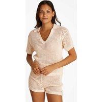 Cotton Rich Knitted Beach Cover Up Shirt