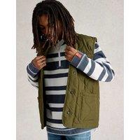 Pure Cotton Striped Half Zip Sweatshirt