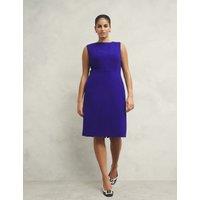 Stitch Detail Knee Length Bodycon Dress