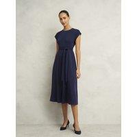 Radclyffe Round Neck Midi Waisted Dress