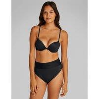 Calvin Klein Perfectly Fit Wired Plunge Push-Up Bra (B-DD) Black