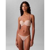Calvin Klein Perfectly Fit Strapless Demi Bra Beige