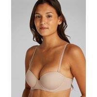 Calvin Klein Perfectly Fit Push-Up Strapless Bra B-E Beige