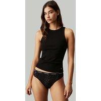 3pk Modern Logo Lace Brazilian Knickers