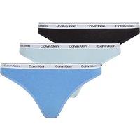 3pk Modern Logo Cotton Rich Bikini Knickers