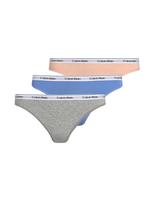 3pk Modern Logo Cotton Rich Bikini Knickers