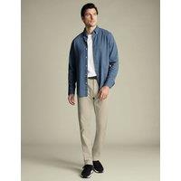 Slim Fit Twill 5 Pocket Stretch Jeans
