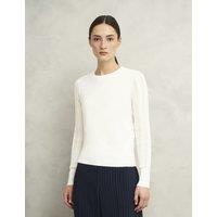Pointelle Crew Neck Jumper