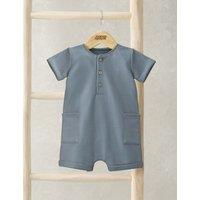 Pure Cotton Shortie Romper (0-12 Mths)