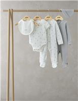 5pc Cotton Rich Hot Air Balloon Starter Set (0-12 Mths)