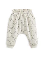 Mamas & Papas Pure Cotton Trellis Print Joggers (0 Mths-3 Yrs) Cream Mix