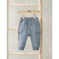 Pure Cotton Cargo Joggers (0 Mths-3 Yrs)