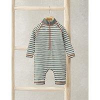 Mamas & Papas Striped All In One (0-36 Mths) Blue Mix