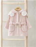 Mamas & Papas Daisy Hooded Dressing Gown (3-36 Mths) Pink Mix
