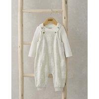 2pc Pure Cotton Teddy Top & Bottom Outfit (0-12 Mths)