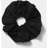 Red Broderie Scrunchie