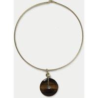 Real Stone Torc Necklace