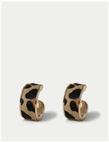 Leopard Hoop Earrings