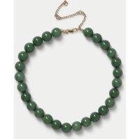 Green Natural Stone Necklace