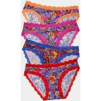 4pk Full Bloom Bikini Knickers