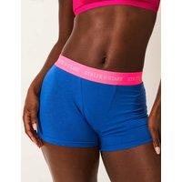 Stripe & Stare High Rise Knicker Shorts Pink Mix