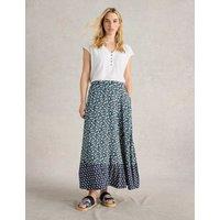 Jersey Printed Maxi Skirt