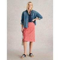 Pure Cotton Printed Reversible A-Line Skirt