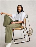 Cotton Rich Wide Leg Chinos